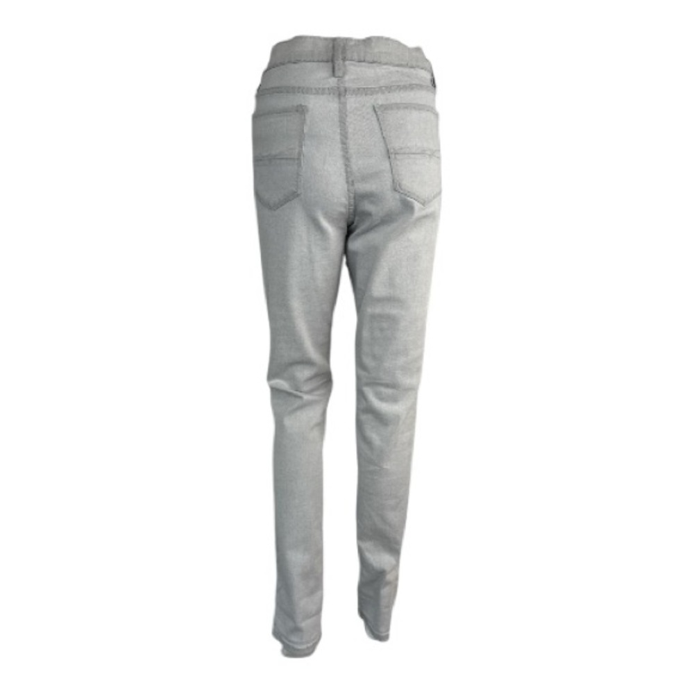 New York & Co. Jeans Womens Size 10 Gray Sits At Lower Waist Skinny Flex Denim - Picture 4 of 5